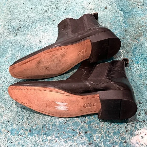 Giorgio Brutini 10.5 Black Leather Ankle Boots - Picture 6 of 8